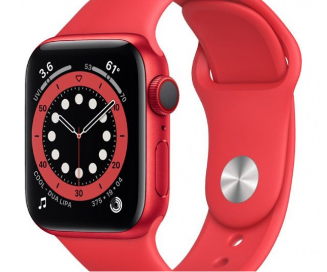 Apple Watch Series 6 GPS 40mm (GPS+LTE)(RED) Aluminium Case with RED Sport Band (M02T3, M06R3)